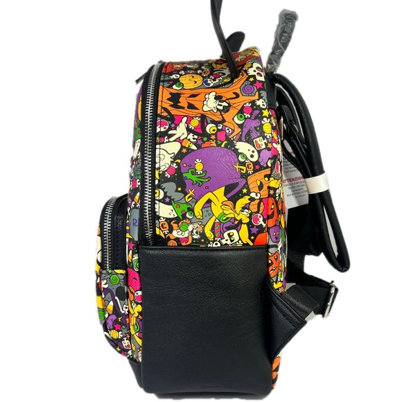 Disney Loungefly Mini Backpack Halloween Trick Or Treat Mickey Minnie - Picture 5 of 9